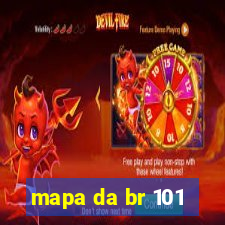 mapa da br 101